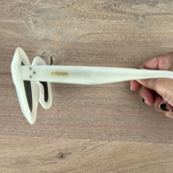 Celine lola white round thick frames sungl… - Picture 7 of 10